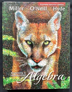 ALGEBRA (Beginning & Intermediate) TEACHER EDITION (3e) (2011, McGraw-Hill) - Picture 1 of 15