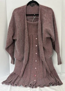 Falda y suéter vintage de lana de cordero y angora para mujer de Renee Tenet talla P - Imagen 1 de 15