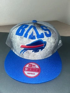 Buffalo Bills New Era 9TWENTY Adjustable Hat SNAP BACK Blue & Gray - Picture 1 of 3