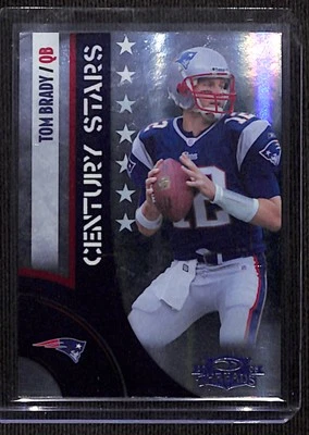 2008 Donruss Playoff Century Stars Tom Brady 39/100 - Image 1 of 2