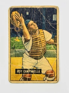 1951 Bowman Baseball Card #31 Roy Campanella Brooklyn Dodgers - Picture 1 of 2