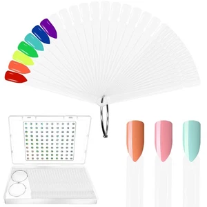 Nagelmuster 100 Stück Nagelmuster Sticks Nail Color Display Nail Display Tips - Bild 1 von 7