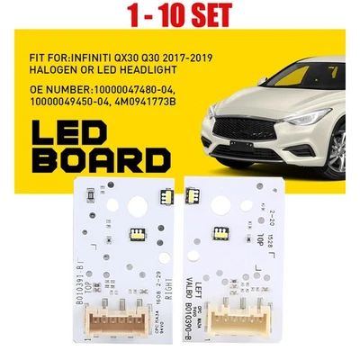 2-20X Placa LED Luz de circulación diurna blanca delantera para Infiniti QX30 2017-2019 EE. UU. Foto 1 de 4