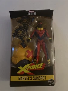 Hasbro Marvel Legends 6" Sunspot X-Men X-Force Strong Guy BAF NUOVO - Foto 1 di 4