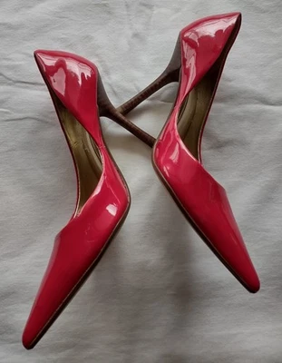 Pink Guess By Marciano (Carrie) Stacked Wooden Heels U.S. 7M FREE SHIPPING - Image 1 of 4