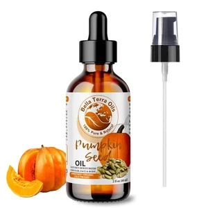 Aceite de semilla de calabaza puro orgánico - 2 oz | Aceite prensado en frío premium para piel, cabello y - Imagen 1 de 8