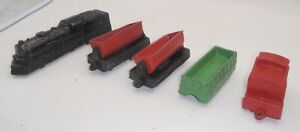 Lot Of Arcor Rubber Toy Trains