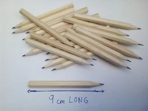 Short Wooden Mini Pencils Joiner Builders Wood Working Toolbox Marking DIY - Picture 1 of 4