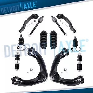 Front Upper Control Arms Sway Bar Ball Joint Tie Rod Kit for 1996-00 Honda Civic - Picture 1 of 7