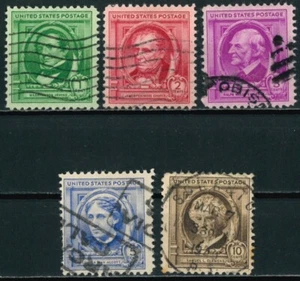 US Stamps USA 1940 Famous Americans - Authors - USED - Picture 1 of 2