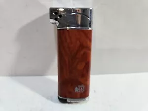 Accendino a tubo vintage funzionante Colibri argento, tonalità marrone 6925/36 - Foto 1 di 10