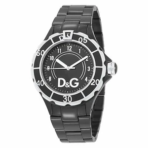 D&G Dolce & Gabbana Women's DW0662 New Anchor Analog Black Watch - Picture 1 of 5