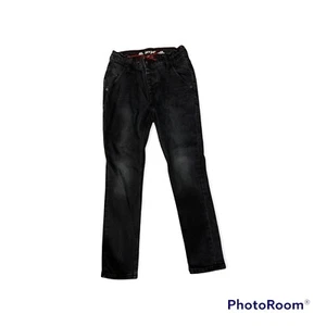 Cat & Jack Boy's Skinny Total Flex Flexible Drawstring Black Jeans Size 8 - Picture 1 of 4