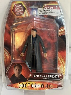 Bonecos de ação Doctor Who JACK HARKNESS 5 polegadas 2004 série 1 novos na caixa - Imagem 1 de 4