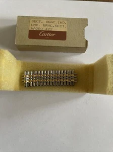 New Authentic Cartier 18mm Stainless Steel&Gold Plated VA280422 Bracelet - Picture 1 of 5