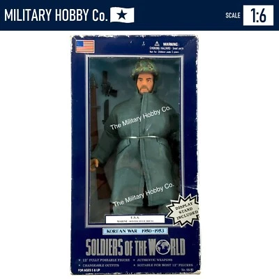 Formative Int. 1:6 Vestido de campo de inverno Soldiers of the World Korean War Marinha dos EUA - Imagem 1 de 3