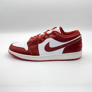 Air Jordan 1 Low SE Blanco Dune Rojo Langosta Vela FJ3459-160 - Imagen 1 de 6
