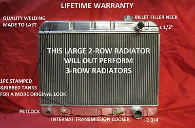1964 1965 Pontiac GTO Tempest Lemans Aluminum Radiator 15" Core - Image 1 of 2