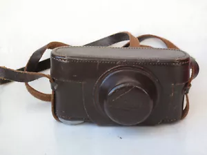 Leica IIIc Kameratasche mit Trageriemen, kleine Schraube, E. Leitz New York, US VERKÄUFER "LQQK" - Bild 1 von 4