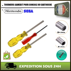 ✅ LOT TOURNEVIS AIMANTE TRIWING Y0.6 & GAMEBIT 3.8 ET 4.5 MM NINTENDO GBA GB GBC - Photo 1 sur 4