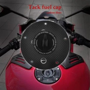 New Racing Carbon Fiber Gas Fuel Tank Caps for Honda CBR 1000 RR CBR1000RR 04-13 - Picture 1 of 9