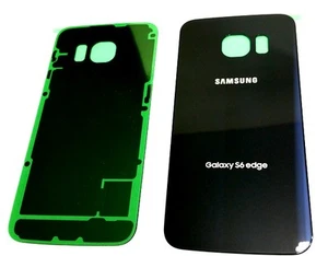 Back cover Glass-For Samsung Galaxy S6Edge G925 SPRINT/TMOBIE-BLUE - Picture 1 of 4
