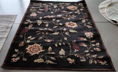 BLAK / MULTI 5'-3" X 7'-6" Back Stain Rug Reduced Price 1172741349 LNH552-9091-5 - Image 1 of 4