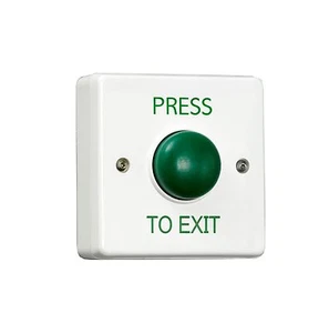Single Gang Green Dome Request To Exit Button, Door Release switch - Picture 1 of 1