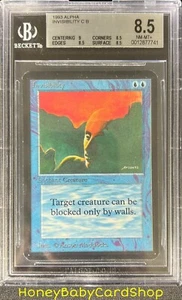 MTG Limited Edition Alpha 1993 Invisibility BGS 8.5Q+ (Baby Quad+) NM/MT+ 93/94 - Picture 1 of 6