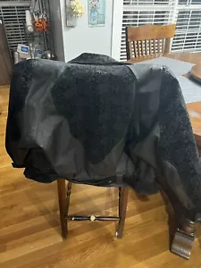 Pantalones de cuero negros para mujer (talla 38 28" entrepierna), chaqueta de cuero ilimitada (mediana) - Imagen 1 de 11
