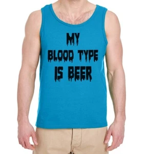 Camiseta sin mangas divertida de cerveza para hombre camisetas gráficas sin mangas camisa muscular ropa para hombre - Imagen 1 de 3