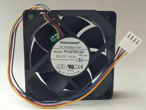 1PCS FOXCONN PVA070F12H 12V 0.42A 7020 PWM CPU Cooling Fan 4-pin - Picture 1 of 1