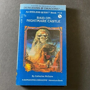 FIRST EDITION TSR Endless Quest Book #14 Raid on Nightmare Castle 1983 D&D - Picture 1 of 9