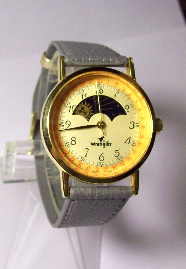 Montre Vintage Wrangler Chrono Alarme - Cadran Noir - Mouvement à Quartz - Occasion