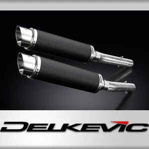 Aprilia Tuono 1000R Factory 06-10 350mm RUND CARBON BSAU SCHALLDÄMPFER AUSPUFFKIT - Bild 1 von 5