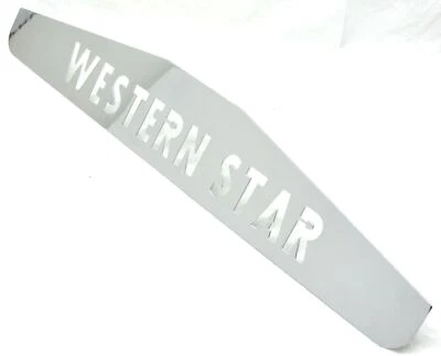 Placa inferior/peso 24" x4" WESTERN STAR 3 pernos cromados GG#30046 cada uno Foto 1 de 4