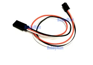 JR, Futaba Servo Cable de Extensión Macho a Hembra Conector 22AWG 300mm Cable x 5 - Imagen 1 de 3