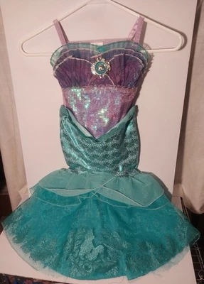 Disney Princesa Sirenita Ariel Vestido Juegos con disfraces Concha Marina Disfraz Niña Talla 4 Foto 1 de 4