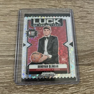 2024-25 Panini Prizm Donovan Clingan #9 RC Rookie Luck Of The Lottery Fast Break - Bild 1 von 2