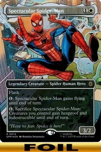 1x - Spectacular Spider-Man - FOIL BORDERLESS #14 - Marvel's Spider-Man - NM MTG - Bild 1 von 1