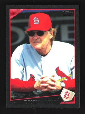 Tony LaRussa St. Louis Cardinals 2009 Topps черный No401 SN /58 - Изображение 1 из 2