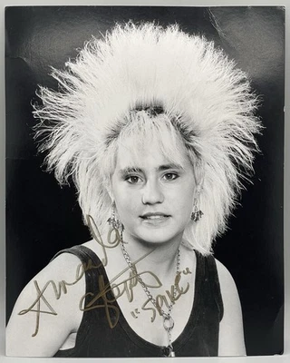Imagen autógrafa firmada con inscripción Amanda Stepto Spike Degrassi Junior High Foto 1 de 3