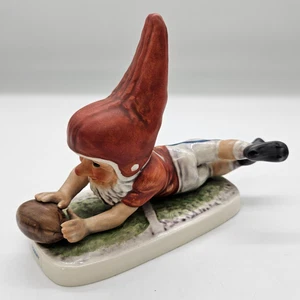 Vintage 70's Goebel Co Boy Gnome Tommy Touchdown Figurine West Germany - Picture 1 of 10
