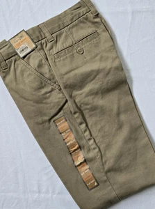 Urban Pipeline Up Flat Front Twill Khaki Pants - Boys Size 14 - Picture 1 of 9