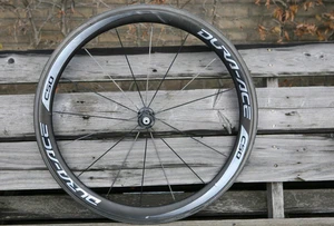 Shimano Dura Ace C50 carbon fiber tubular front racing wheel aero WH-9000 - Picture 1 of 10