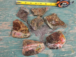 Canadian Ammolite Ammonite Freeform Gemstone 34.5 oz lot or 978 total grams - Picture 1 of 8