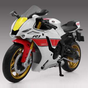 1:12 2022 Yamaha YZF-R1M Motorrad Modell Die Cast Motorrad Spielzeug fur Kinder