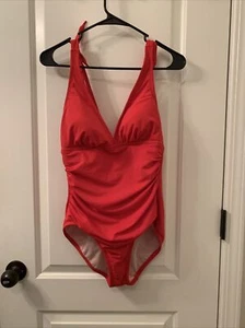 1pc Kona Sol Swim Bathing Suit Women's Size Medium 8-10 Red - Picture 1 of 14