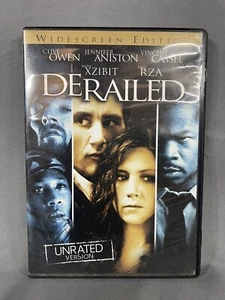 Derailed DVD Widescreen Unrated Clive Owen Jennifer Aniston Movie - Foto 1 di 3