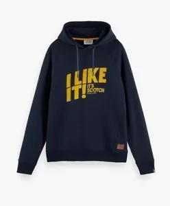 SCOTCH & SODA I LIKE IT MICHIGAN SUDADERA CON CAPUCHA EN AZUL MARINO TALLA 2XLARGE - Imagen 1 de 2